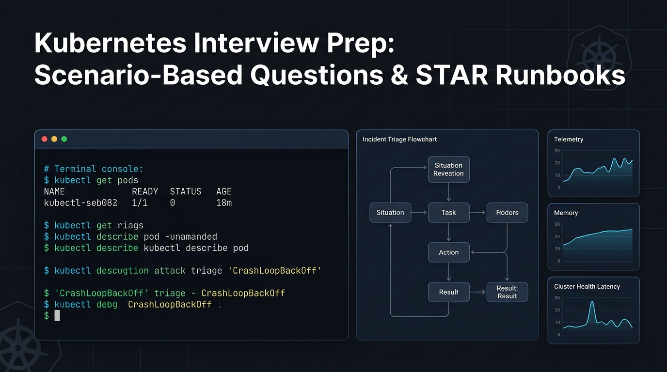 Kubernetes Interview Prep: How to Crack Scenario-Based Questions (STAR Framework, Diagnostic Heuristics & Live Runbooks)