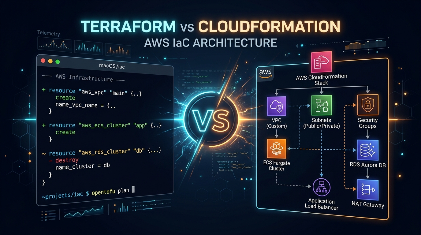 Terraform vs CloudFormation AWS IaC Architecture Comparison